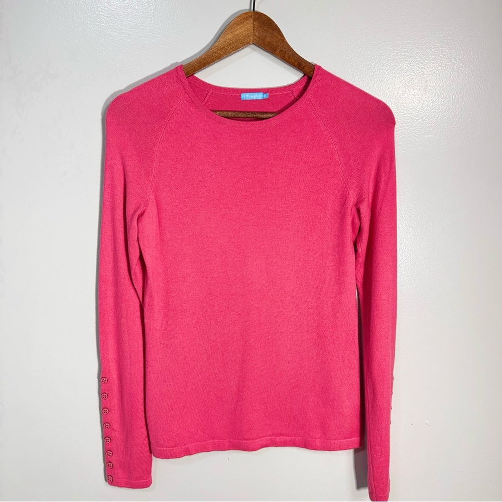J. McLaughlin Long-Sleeve Crewneck Sweatshirt
